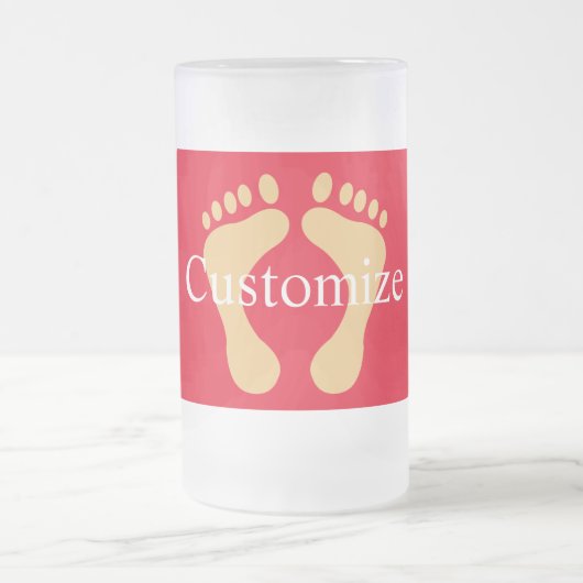 Barefoot Beach Bum Thunder_Cove Mattglas Bierglas (Mittel)