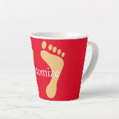 Barefoot Beach Bum Thunder_Cove Milchtasse (Rechte Ecke)