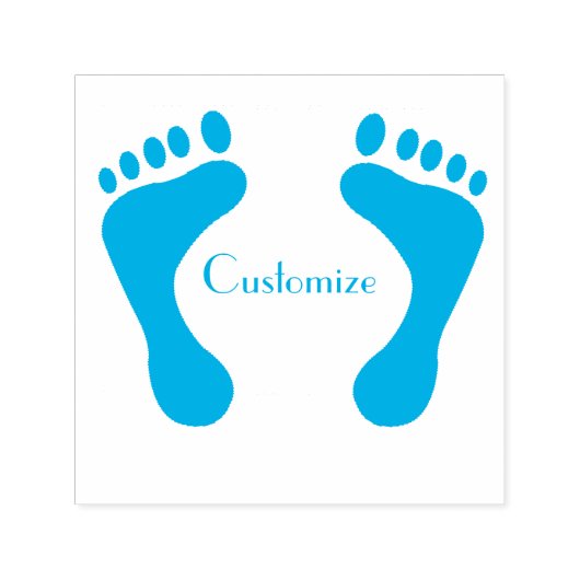 Barefoot Beach Bum Thunder_Cove Permastempel (Design)