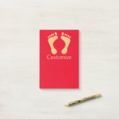 Barefoot Beach Bum Thunder_Cove Post-it Klebezettel (Auf Schreibtisch)