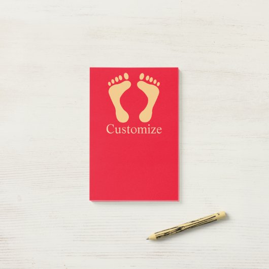 Barefoot Beach Bum Thunder_Cove Post-it Klebezettel (Auf Schreibtisch)