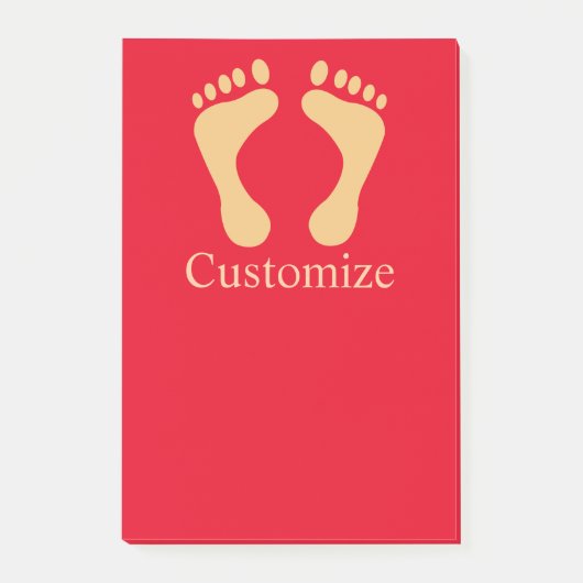 Barefoot Beach Bum Thunder_Cove Post-it Klebezettel (Vorderseite)