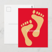 Barefoot Beach Bum Thunder_Cove Postkarte (Vorne/Hinten)