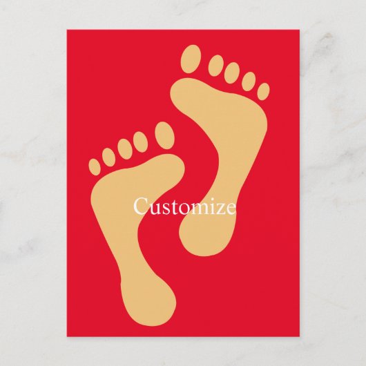 Barefoot Beach Bum Thunder_Cove Postkarte (Vorderseite)