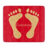 Barefoot Beach Bum Thunder_Cove Schneidebrett (Vorderseite)