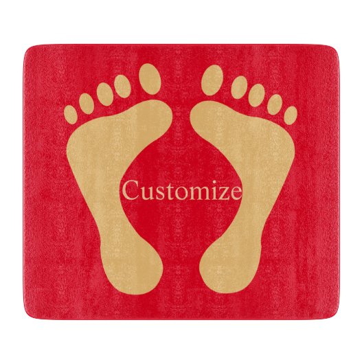 Barefoot Beach Bum Thunder_Cove Schneidebrett (Vorderseite)