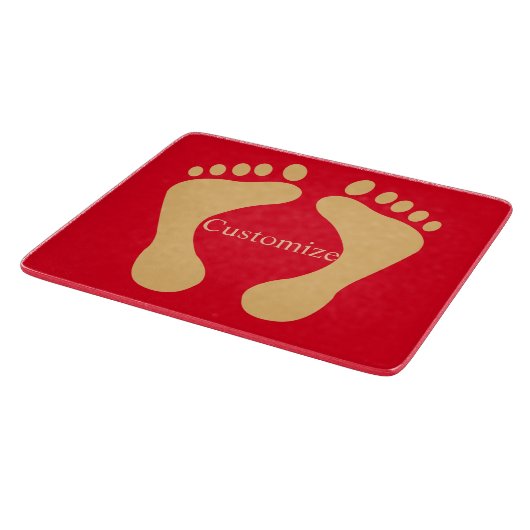 Barefoot Beach Bum Thunder_Cove Schneidebrett (Ecke)