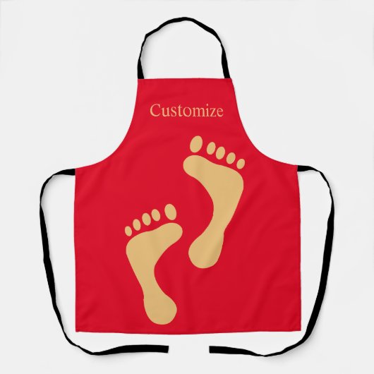 Barefoot Beach Bum Thunder_Cove   Schürze (Vorderseite)