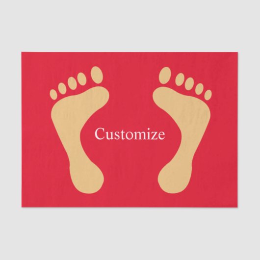 Barefoot Beach Bum Thunder_Cove Seidenpapier (Vorderseite)