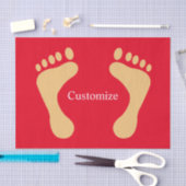 Barefoot Beach Bum Thunder_Cove Seidenpapier (Handwerk)