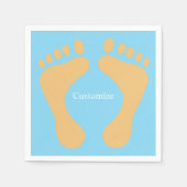 Barefoot Beach Bum Thunder_Cove Serviette (Vorderseite)