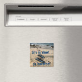 Barefoot Beach Inspiration-Magnet Magnet (In Situ (Geschirrspüler))