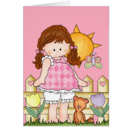 Barefoot Beth Lieben Ostern d3 Ostern Grußkarte