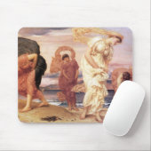 Barefoot Griechische Frauen sammeln Kieselsteine a Mousepad (Mit Mouse)