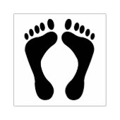 Barefoot Gummistempel (Prägung)