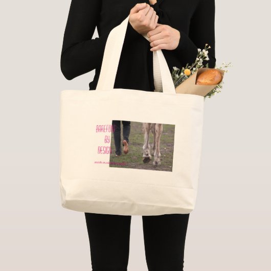 Barefoot Jumbo Stoffbeutel (Vorderseite (Produkt))