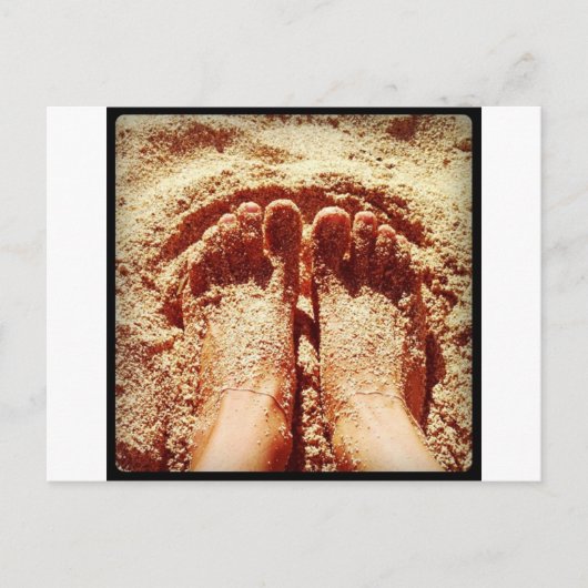 Barefoot Lifestyle Foto von Daniela Power Postkarte (Vorderseite)