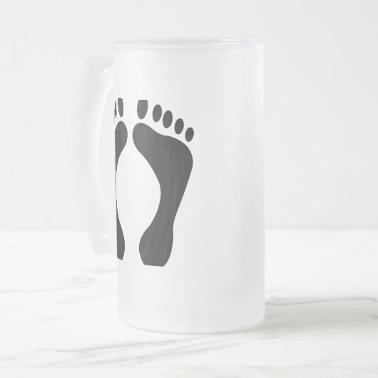 Barefoot Mattglas Bierglas (Vorderseite Links)