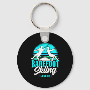 Barefoot-Ski-Legende Retro-Stil Wassersport Schlüsselanhänger