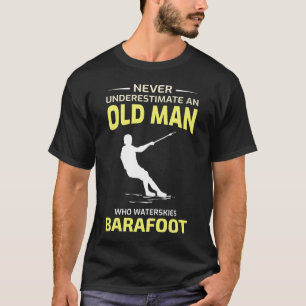 Barefoot Ski Wassersport Motorboot T-Shirt