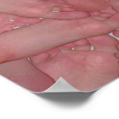BareFoot Soles Poster von FunnyFeet (Ecke)