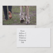 Barefoot-Trimmer Visitenkarte (Vorne/Hinten)