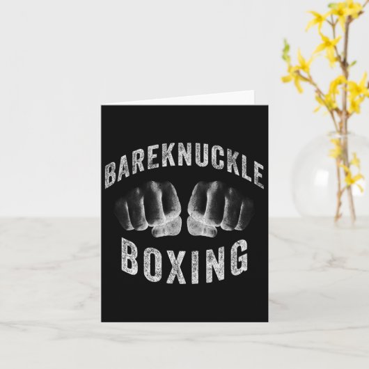 Bareknuckle Boxing Bareknuckle Karte (Gelbe Blume)