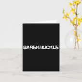 Bareknuckle Fighting Boxing Fight Club Karte (Gelbe Blume)