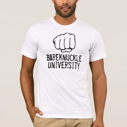 Bareknuckle UniversitätsOne-two Durchschlags-T - T-Shirt (Vorderseite)