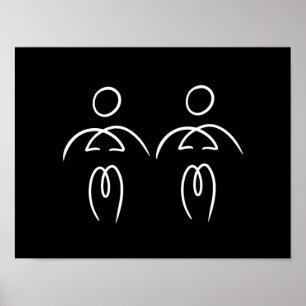 Barelines Man and Man Poster