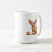 Barely Contained - Sphynx Kitten Kaffeetasse (VorderseiteRechts)