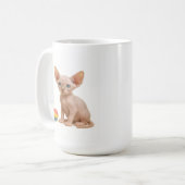 Barely Contained - Sphynx Kitten Kaffeetasse (Vorderseite Links)