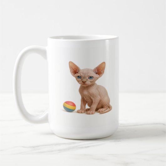 Barely Contained - Sphynx Kitten Kaffeetasse (Links)