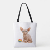 Barely Contained - Sphynx Kitten Tasche (Rückseite)