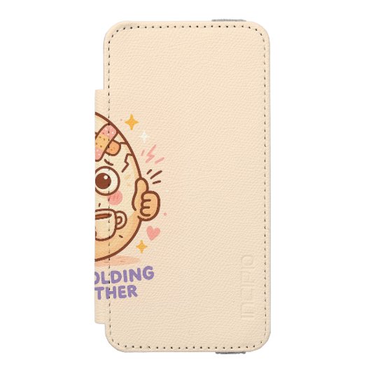 Barely Holding It Together Incipio iPhone Geldbeutel-Hülle (Folio Vorderseite)