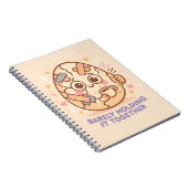 Barely Holding It Together Notizblock (Rechte Seite)