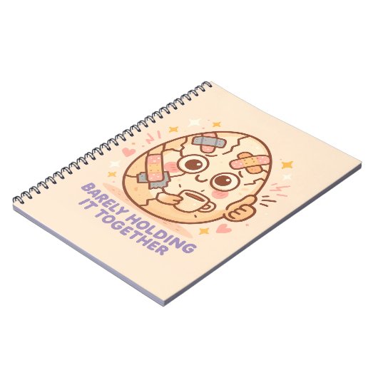 Barely Holding It Together Notizblock (Linke Seite)