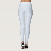 Barely Light Blue Polka Dot Leggings (Rückseite)