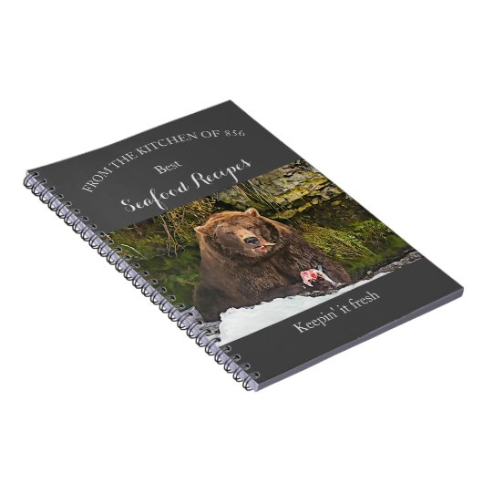 Bären 856 Blank Notebook Notizblock (Rechte Seite)