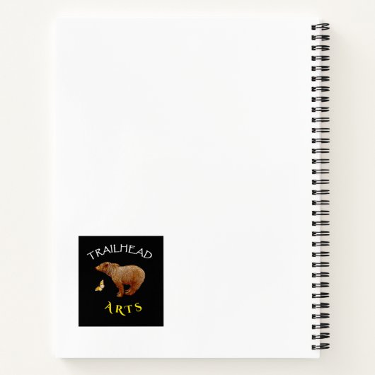 Bären 856 Blank Notebook Notizblock (Rückseite)