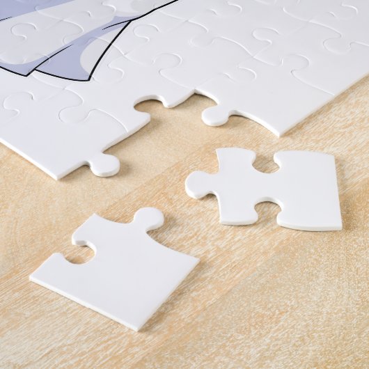 Bären als Brille mit Schleier Puzzle (Seite)