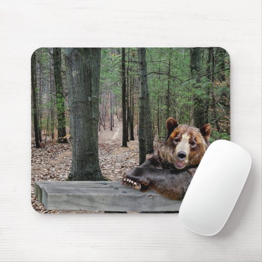 Bären an einem Picknicktisch Mousepad (Mit Mouse)