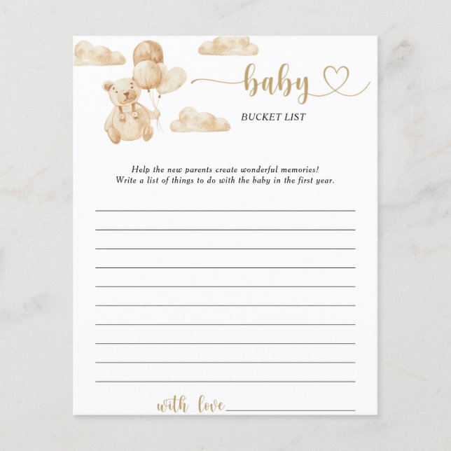 Bären auf Ballons Babyballenspielfeld (Vorderseite)