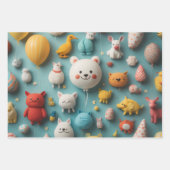 Bären-Balloons-Herz Geschenkpapier Set (Vorderseite 3)