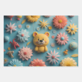 Bären-Balloons-Herz Geschenkpapier Set (Vorderseite 2)