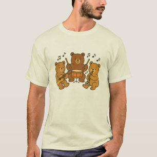 „Bären-Band“-T-Shirt T-Shirt
