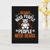 Bären - Bären Ned People brauchen Bären Karte (Gelbe Blume)