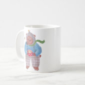 Bären, Bienen und Cappuccino Kaffeetasse (Vorderseite Links)