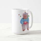 Bären, Bienen und Cappuccino Kaffeetasse (VorderseiteRechts)