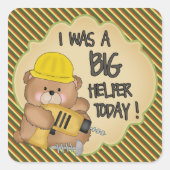 Bären Big Helper Award Sticker (Vorderseite)